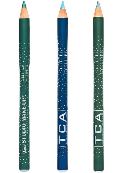 Luxury Tca 3'lü Simli Glitter Eyeliner Kalem Seti 1 Adet