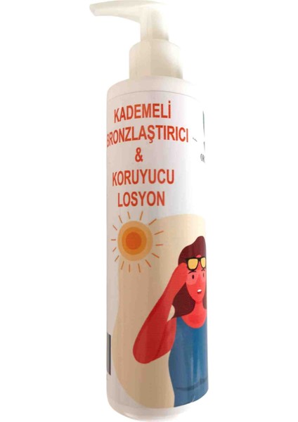 Organıc Kademeli Bronzlaştırıcı Koruyucu Losyon SPF15 200ML