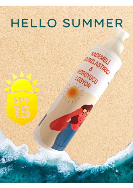 Organıc Kademeli Bronzlaştırıcı Koruyucu Losyon SPF15 200ML fırsatları