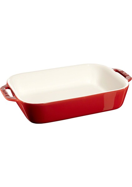 Luxury 405108120 Seramık Fırın Kabı, Kıraz 20X16 cm 1 Adet