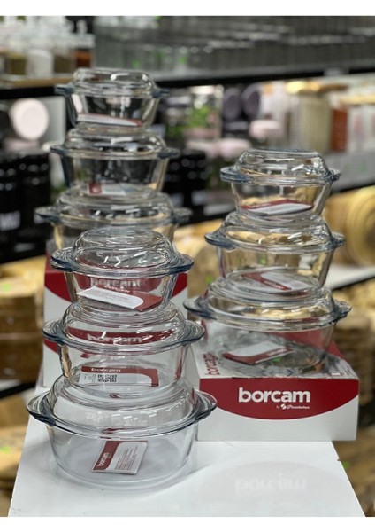 Luxury Kapaklı 3’lü Borcam 1 Adet