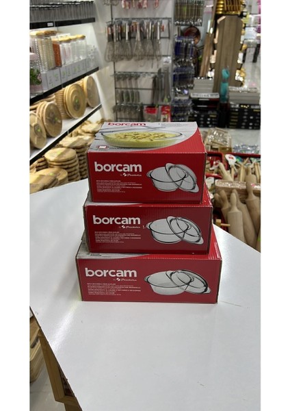 Luxury Kapaklı 3’lü Borcam 1 Adet