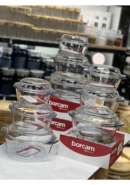 Luxury Kapaklı 3’lü Borcam 1 Adet
