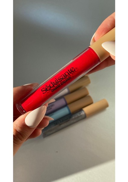 Luxury Kırmızı Renkli Eyeliner ve Far 1 Adet