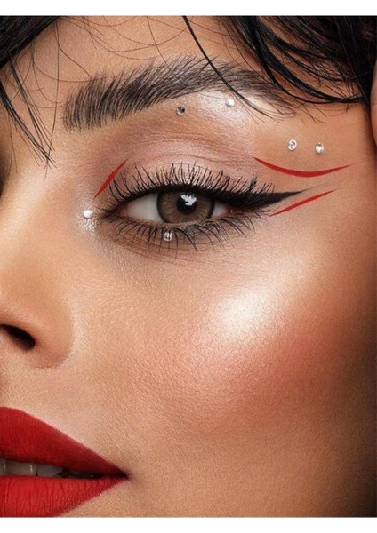 Luxury Kırmızı Renkli Eyeliner ve Far 1 Adet