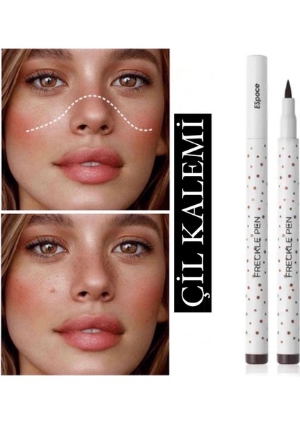 Luxury Keçeli Çil Kalemi Waterproof Kahve Renk 1 Adet