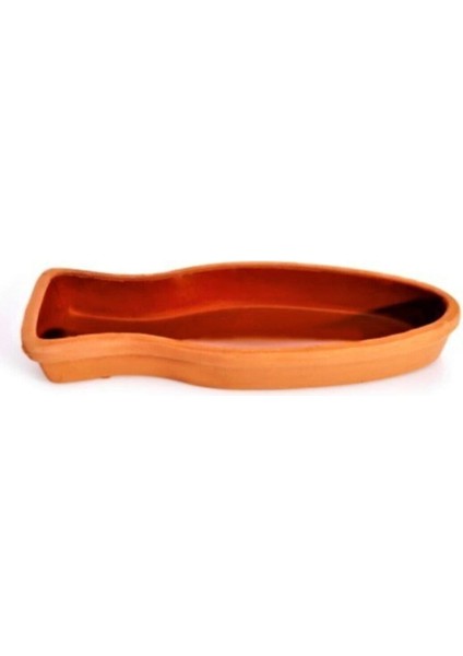 Luxury Toprak Güveç Kayık 25 cm 1 Adet