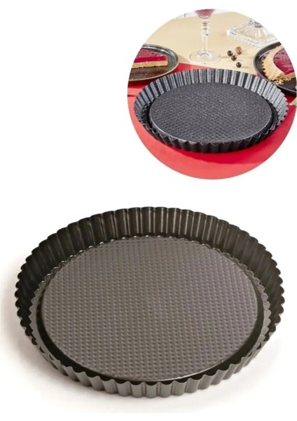 Luxury Granit Tart&turta Kek Kalıbı Siyah 28CM 1 Adet