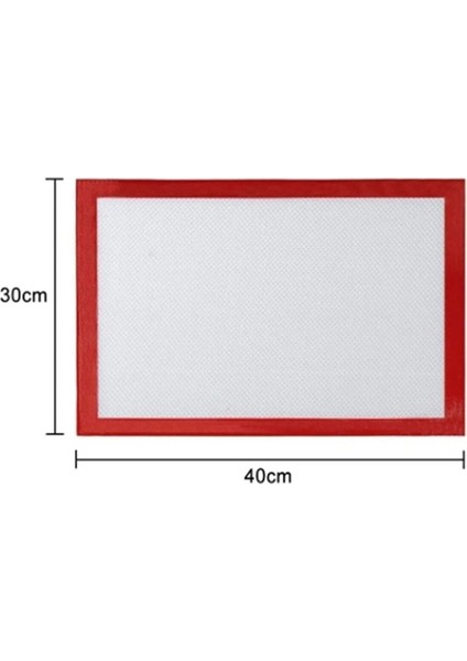 Luxury Silikon Yanmaz Yapışmaz Pişirme Matı 40*30 cm Kendinden Yağlı Fırın Kağıdı Hamur Açma Matı 1 Adet modelleri