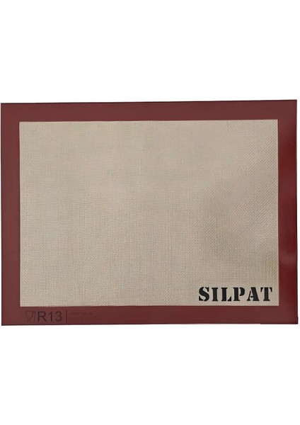 Luxury Fırınlanabilir Kendinden Yağlı Silikon Pişirme Matı | Yıkanabilir Fırın Matı 30 x 40 cm 1 Adet