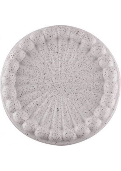 Luxury Granit Döküm Tart Kalıbı Krem 26 cm 1 Adet