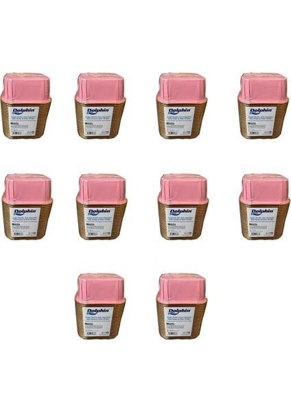 Luxury Muffin Kare Kağıt Pembe Altın Cupcake Kek Kalıbı Kapsülü Kabı - 25 Adetlik 10 Paket 1 Adet