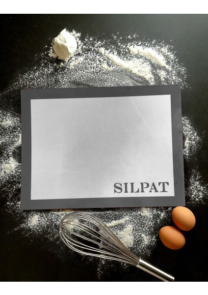 Luxury 30X40CM Silpat Fırında Pişirme ve Hamur Açma Silikonu 3 Renk Seçeneği Ile! 1 Adet
