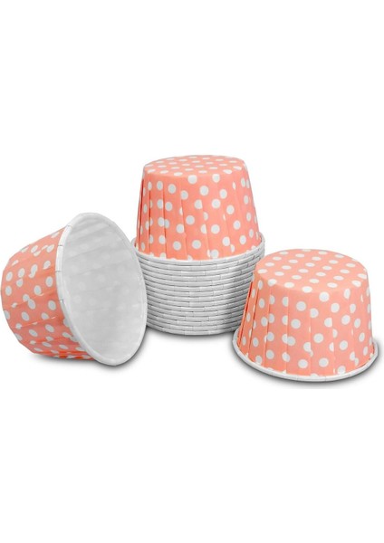 Luxury Pembe Puantiyeli Muffin Kek Kapsülü 50LI x 30 Paket (Koli) - K16 1 Adet modelleri