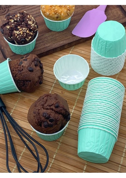 Luxury Muffin Kek Kalıbı Pastel Renkler 25 Adet 50X39 1 Adet