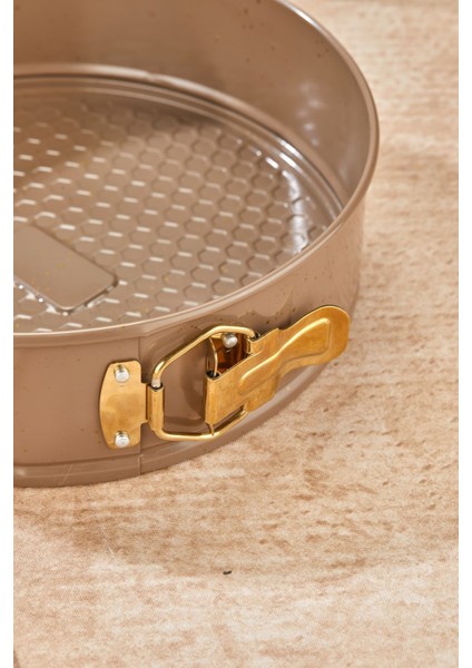 Luxury Kelepçeli Çelik Kek Kalıbı 24 cm 1 Adet