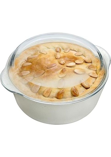 Luxury Cem 3150CC, PB-59013-GR Tencere, Krem Kapaklı Yuvarlak Non-Stick Cam Yeni Shop 1109836 1 Adet fiyatları