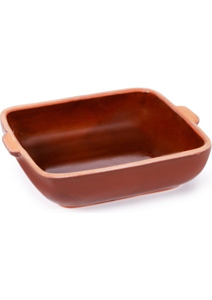 Luxury Toprak Kare Fırın Tepsi 25X23 1 Adet