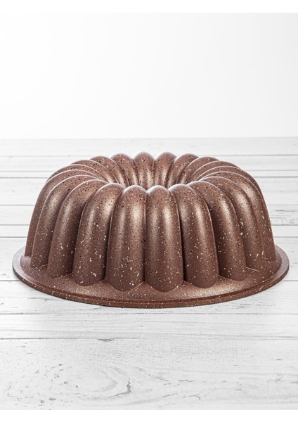 Luxury Granit Döküm Sık Dilimli Kek Kalıbı Rose Gold 26 cm 1 Adet