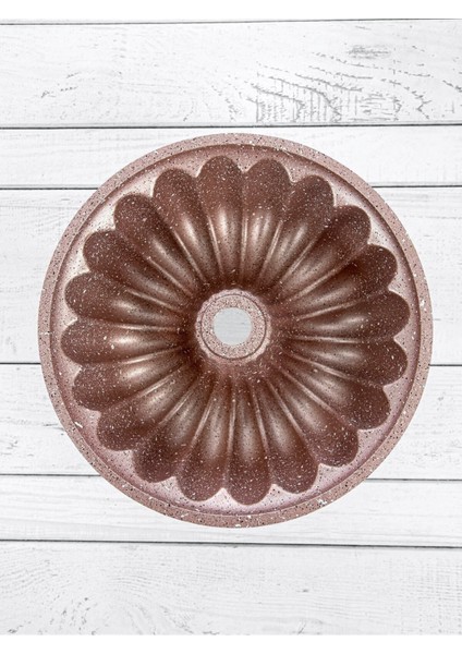 Luxury Granit Döküm Sık Dilimli Kek Kalıbı Rose Gold 26 cm 1 Adet