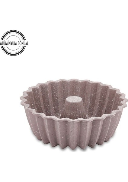 Luxury Granita Döküm Yıldız Kek Kalıbı -24 Dilimlik- Bej 1 Adet