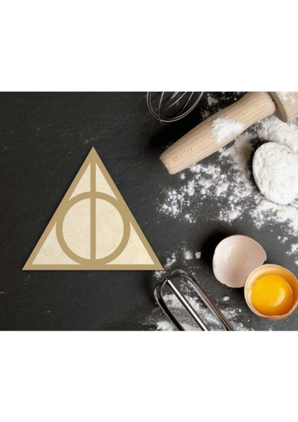 Luxury Harry Potter Deathly Beyaz Kurabiye Kalıbı 1 Adet