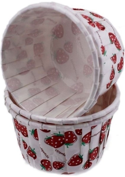 Luxury Muffin Cupcake Kek Kalıbı Kapsülü Desenli Özel Pet Kapsül 20 Adet 1 Adet