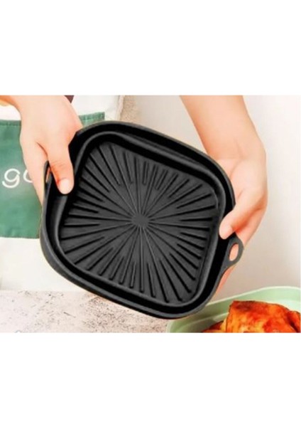 Luxury Airfryer Pişirme Kabı Dikdörtgen 1 Adet