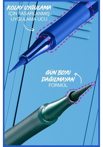 Hyper Precise All Day Likit Eyeliner Parrot Blue – Gün Boyu Kalıcı, Ergonomik Tasarım ve Kolay Sürüm fırsatları