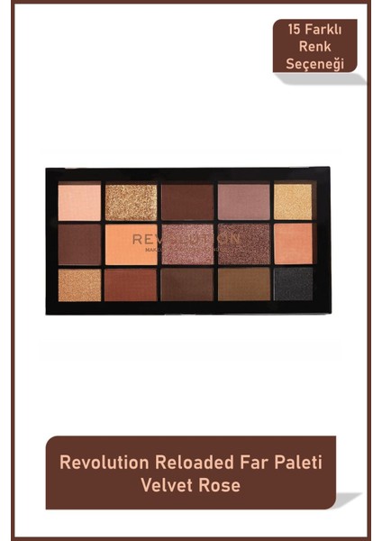 Luxury Marka: Reloaded Far Paleti Velvet Rose 1 Adet