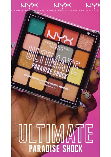 Luxury Ultimate Shadow Palette - Paradise Shock Göz Farı Paleti 1 Adet