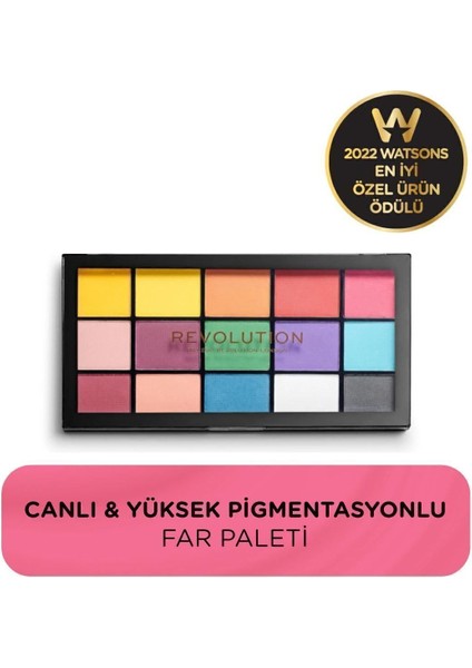 Luxury Reloaded Marvellous Mattes Renkli 15'li Far Paleti 1 Adet