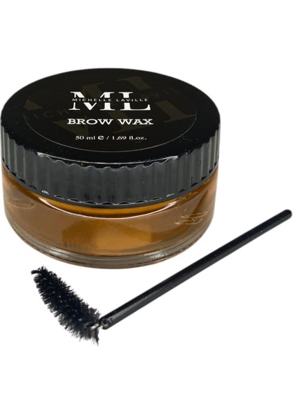 Luxury Kaş Sabitleyici Şekillendirici Wax | Keratin & Biberiye Yağlı, Şeffaf Kaş Jeli | 48 Saat Kalıcı 1 Adet