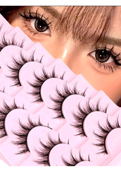 Luxury Kore Lashes 7’li Ipek Takma Kirpik 1 Adet