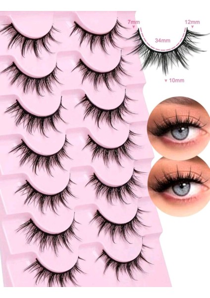 Luxury Kore Lashes 7’li Ipek Takma Kirpik 1 Adet