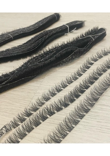 Luxury Ipli Kirpik ,volumlu Ekspres Kirpik ,12MM ,siyah ,hızlı Kirpik,takma KIRPIK,5ADET Ip 1 Adet