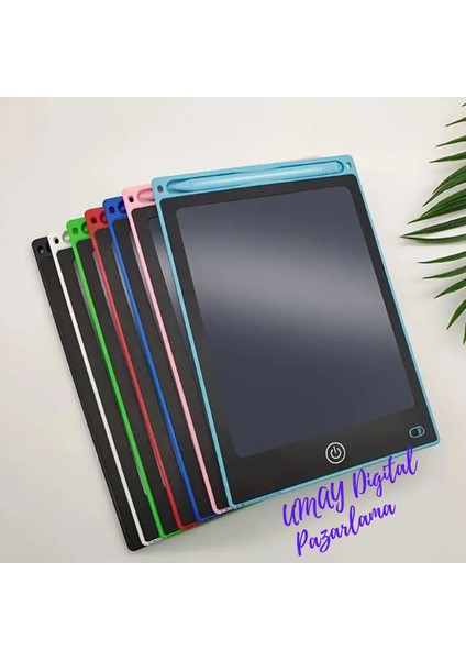Luxury 8,5 Inç Writing LCD Grafik Dijital Kalemli Çizim Tableti Silinebilen Not Yazma Eğitim Yazı Tahtası 1 Adet