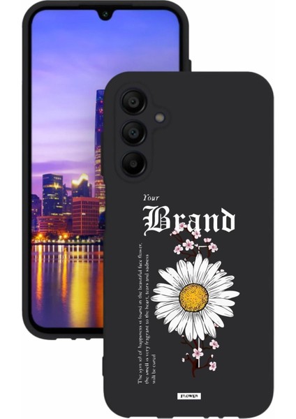 Luxury Samsung Galaxy A15 Kamera Korumalı ve Tasarımlı Siyah Renk Silikon Kılıf 1 Adet