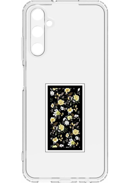 Luxury Samsung Galaxy A15 Kamera Korumalı ve Tasarımlı Şeffaf Renk Silikon Kılıf 1 Adet