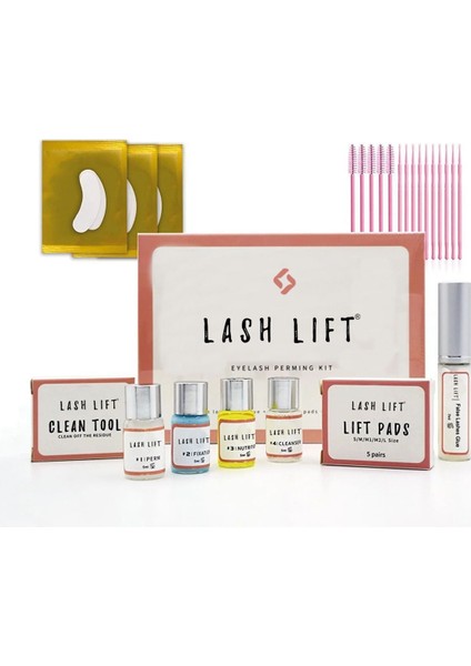 Luxury Lash Lıft® Kirpik Lifting Seti, Lash Lift, Kaş & Kirpik Perma Seti Full Pkt 1 Adet