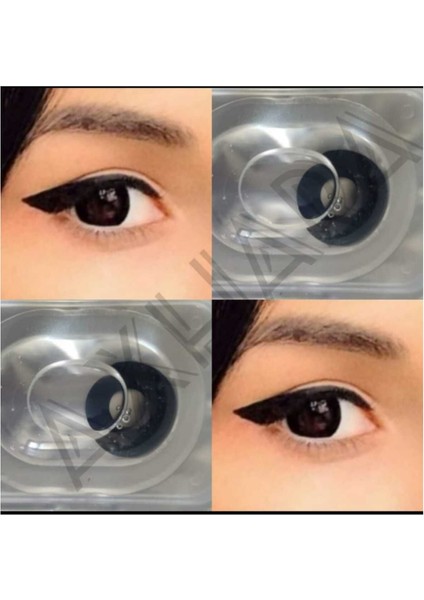 Luxury Black Out / Cosplay Siyah Renkli Lens/yıllık 1 Adet