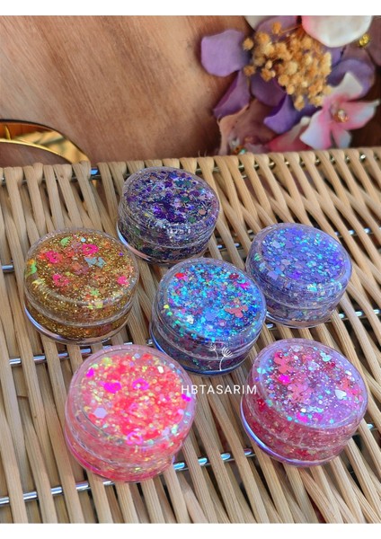 Luxury Parlak Glitter Jel Far Simli Far 1 Adet