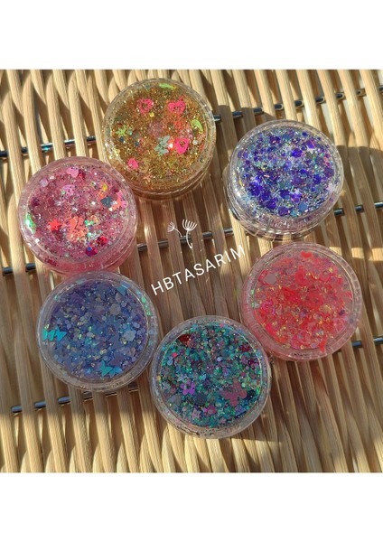 Luxury Parlak Glitter Jel Far Simli Far 1 Adet