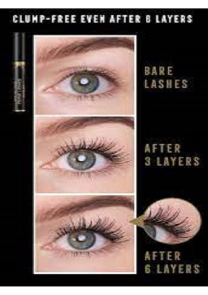 Luxury Siyah Maskara Divine Lashes Mascara 001 Rich Black 1 Adet