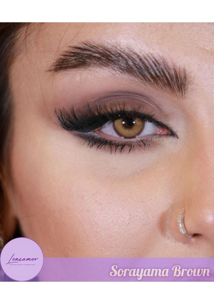Luxury Lensamor, Sorayama Brown Lens 1 Yıllık 1 Adet