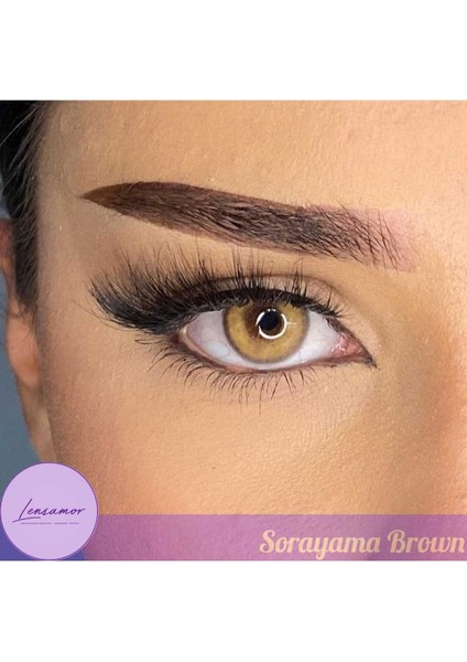 Luxury Lensamor, Sorayama Brown Lens 1 Yıllık 1 Adet