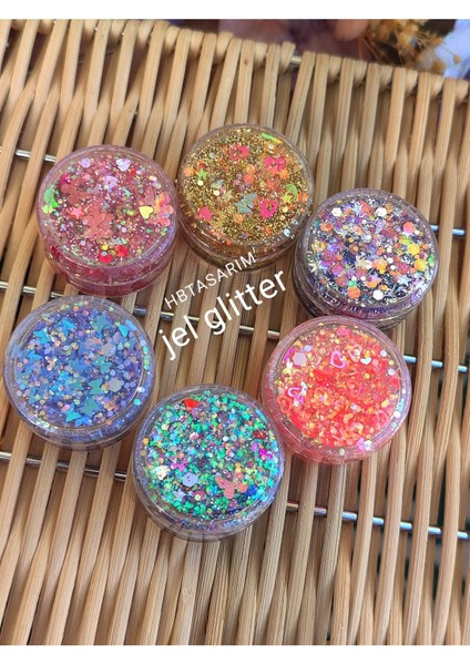 Luxury Parlak Glitter Jel Far Simli Far 1 Adet