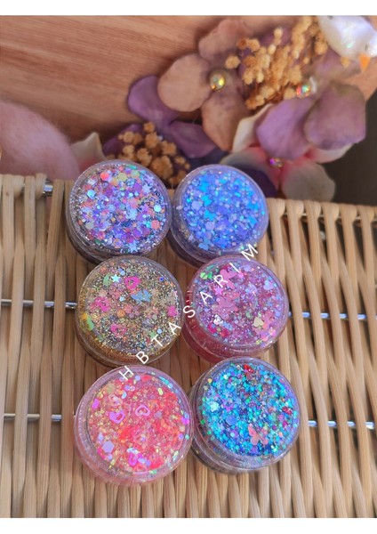 Luxury Parlak Glitter Jel Far Simli Far 1 Adet