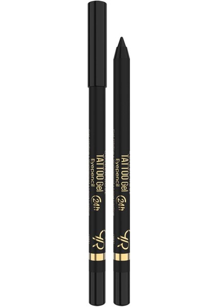 Luxury Tattoo Gel Eye Pencil Waterproof No: 101 - Suya Dayanıklı Jel Göz Kalemi - 8691190512149 1 Adet modelleri