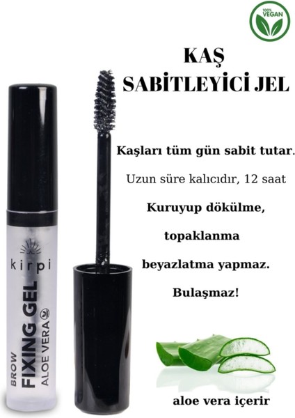 Luxury Kaş Sabitleyici Jel -Brow Fixing Gel Aloe Vera 8ml 1 Adet